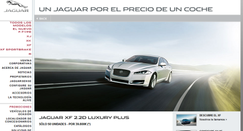 jaguar XF 2.2D Luxury Plus en oferta